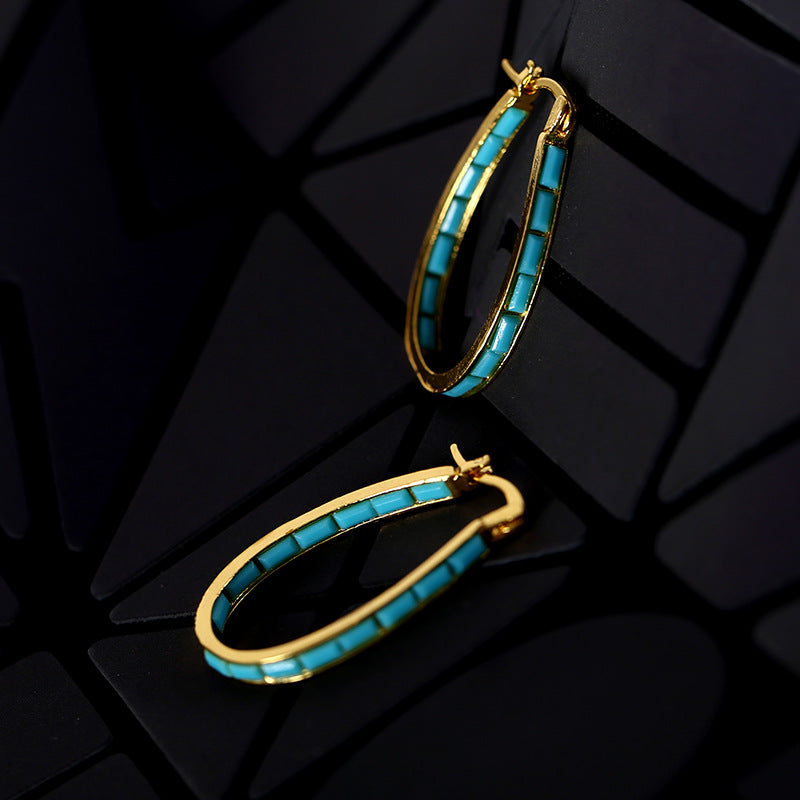 Caspian Edge Creoler | Guld